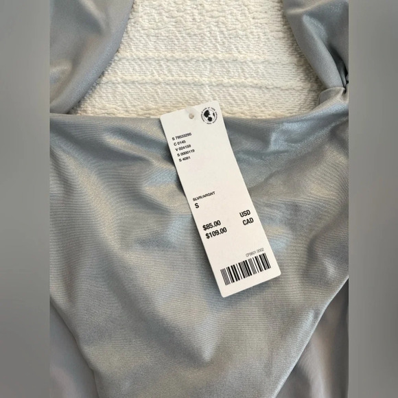 NWT Urban Outfitters Marina Metallic Sexy Shiny One Piece Swimsuit Bathing Suit - Picture 4 of 7